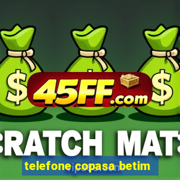 telefone copasa betim